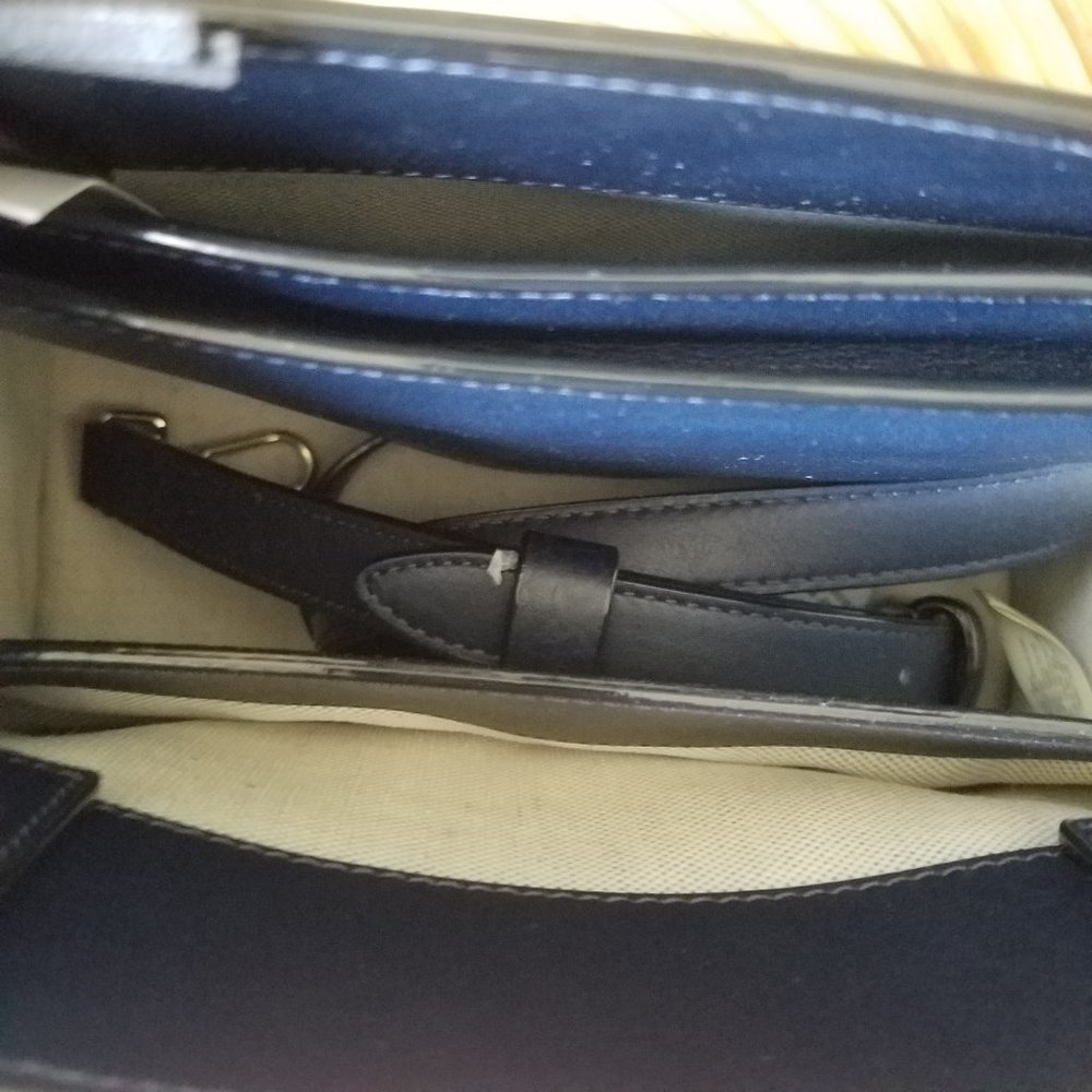 Kate Spade Made in Italy Madison Navy Bag NWT - Picture 4 of 10